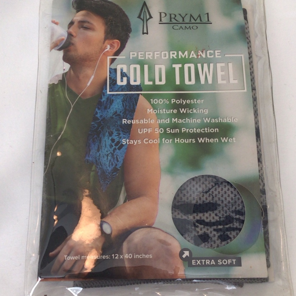 Prym1 performance cold towel moisture wicking sealed sports and outdoor use